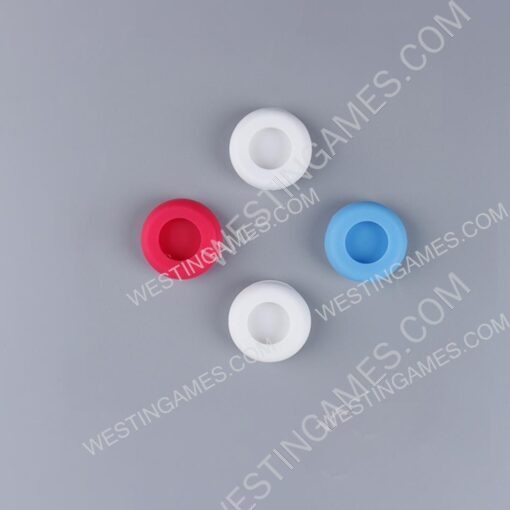 4in1 Cut Cat Paw Thumb Grips Analog Caps Silicone For Switch Pro and PS4 Deep Blue and Red - Image 3