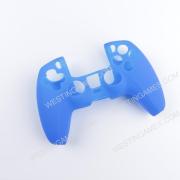 Protective Soft Silicone Skin Case for PS5 Controller - blue (Nude Packs)