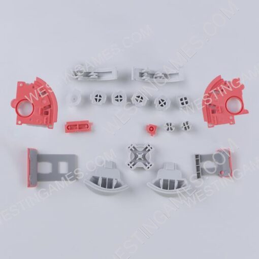 Original Complete Housing Shell Case with Button Key Replacement for Nintendo switch lite - Pink - Image 4