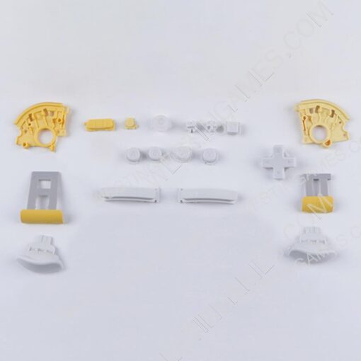 Original Complete ABXY and R L Key Button Accessoires for switch Lite - yellow
