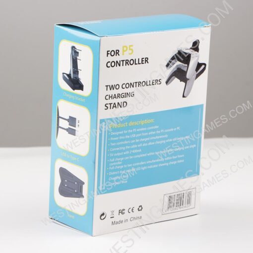 Dual Controller Power Charging Stand For ps5 Dualsense Wireless Controller - Image 4