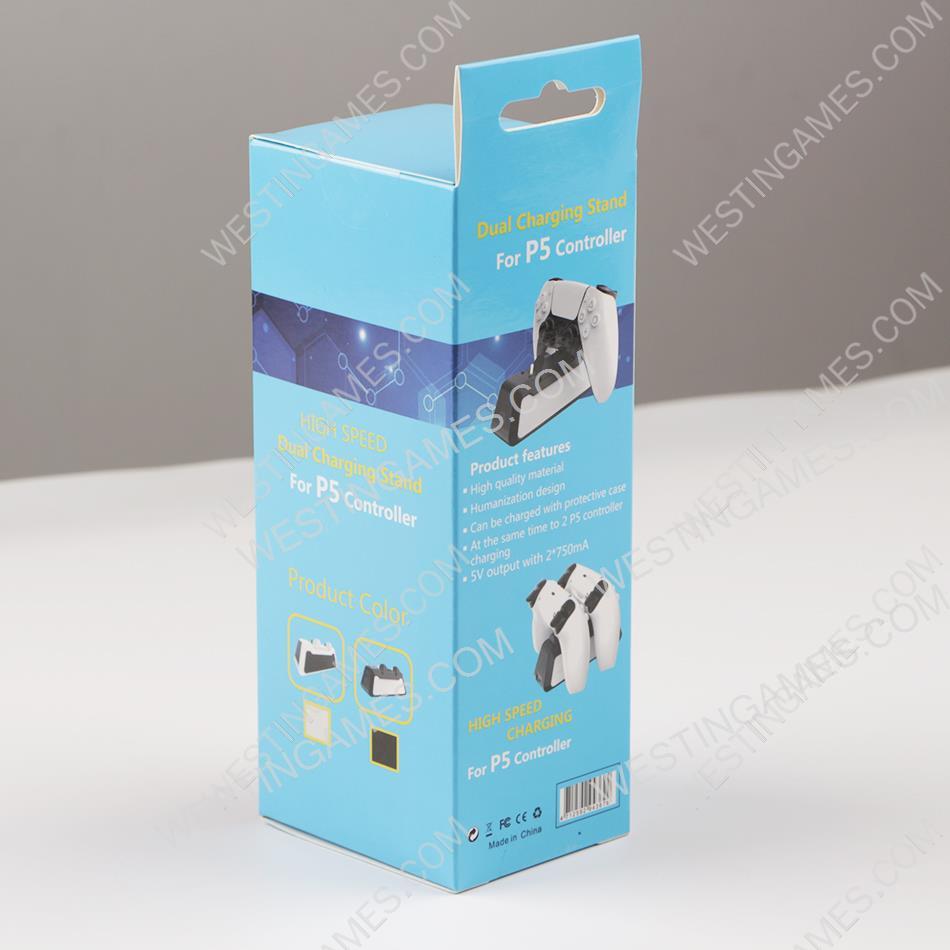 fast dual charging Dock stand with LED Indicator for ps5 dualsense controller - Image 4