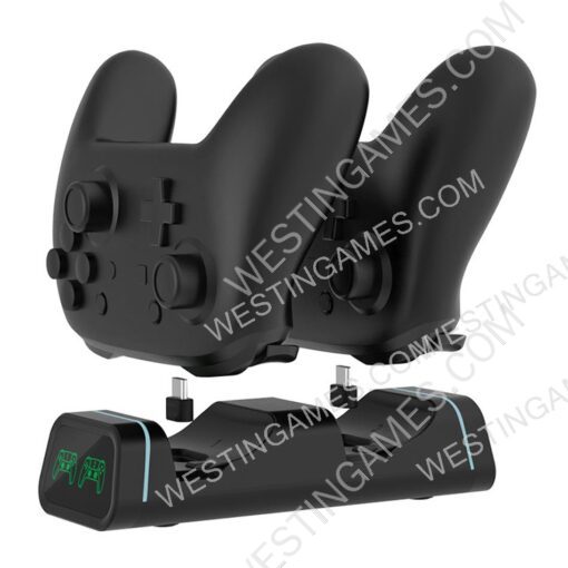 USB Dual Charging Dock with Charging Station LED Indicator for PS5 Xbox Series Switch Pro and Google Controller - Image 2