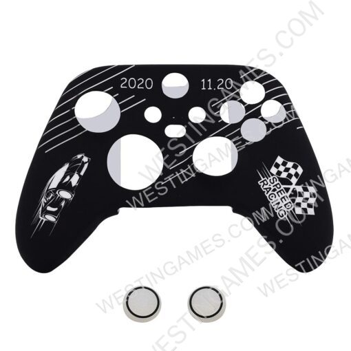 Protective Silicone Case with racing Pattern + TPU Cap for Xbox Series X/S Controller 3 Colors - Image 3
