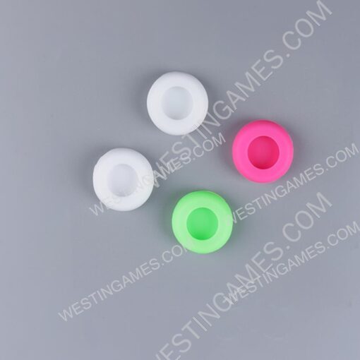 4in1 Cut Cat Paw Thumb Grips Analog Caps Silicone For switch Pro and PS4 Green and Pink - Image 3