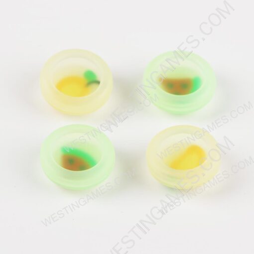 4in1 Fruit Thumb Grips Analog Caps Silicone Rubber For Switch - Watermelon and Mango - Image 3