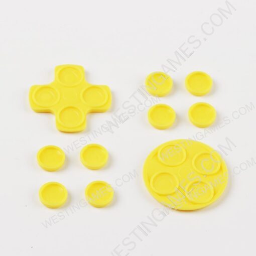D-Pad and ABXY Button Caps Enhance Grip for Switch - Yellow - Image 3