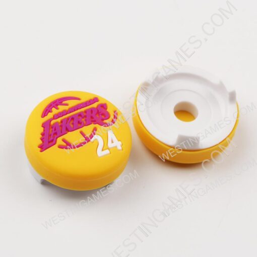 FPS Thumb Grip Cap Analog Stick Covers for PS5 Controller - Los Angeles Lakers - Image 2