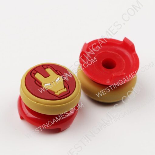 FPS Higher Thumb Grip Cap Analog Stick Covers for PS5 Controller - Iron Man - Image 2