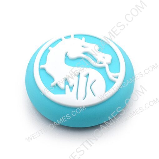 Thumb Grips Analog Capcs Silicone Rubber For PS5 Controller - Dragon Blue