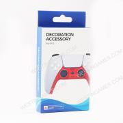 Decorative Strip Handle PC Shell Cover For P5 Gamepad Controller - Siliver 03