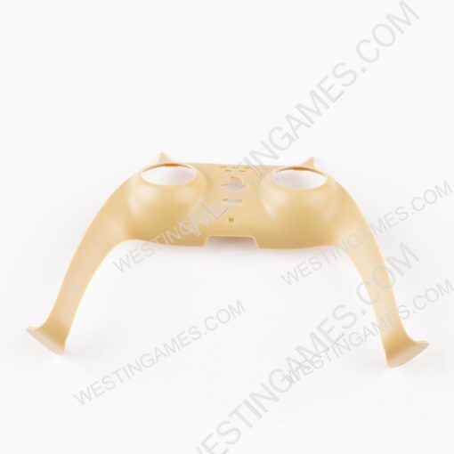 Decorative Strip Handle PC Shell Cover For PS5 Gamepad Controller - Gold
