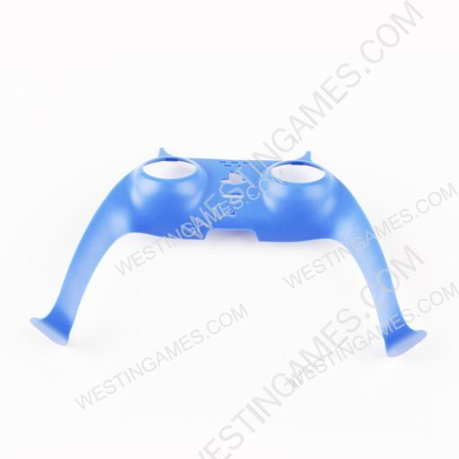 Decorative Strip Handle PC Shell Cover For PS5 Gamepad Controller - Blue