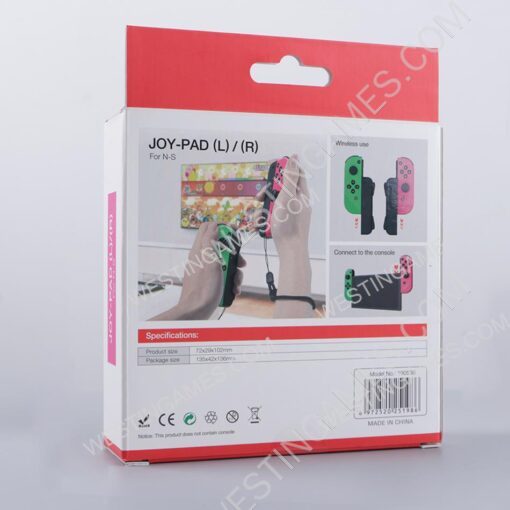 TNS-19053B Joy-Con L R Wireless Bluetooth Game Controllers Green Pink Gamepad for Switch - Image 4