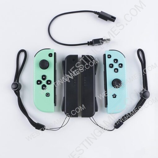 TNS-19053B Joy-Con L R Wireless Bluetooth Game Controllers Green Blue Gamepad for Switch - Image 2