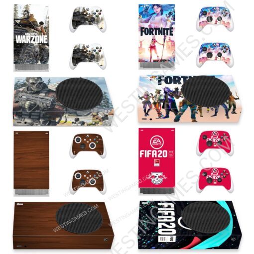 Designer Skin Sticker Colourful for XBOX Series S System + XBOX Series S Controller Decal - Customs Themes - Image 2