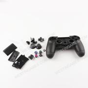 Replacement Complete Housing Shell Case jdm-050 for PS4 Dualshock 4 Controller - Transparent Black