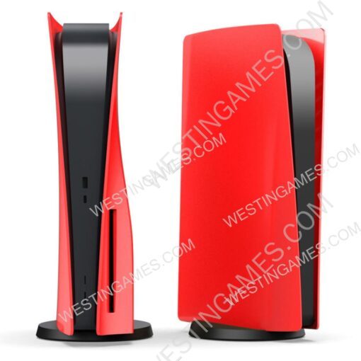 Replacement housing case Faceplate Cover for ps5 uhd system - Red