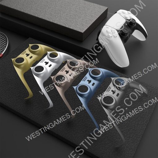 Decorative Strip Handle PC Shell Cover For PS5 Gamepad Controller V2 - 10 Colour - Image 3