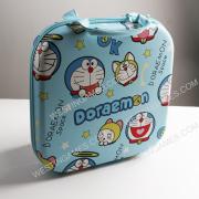 Square Hard Carrying Case Travel Pouch Bag for switch Ring Fit- Doraemon theme