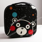 Square Hard Carrying Case Travel Pouch Bag for switch Ring Fit- Kumamoto bear theme 02