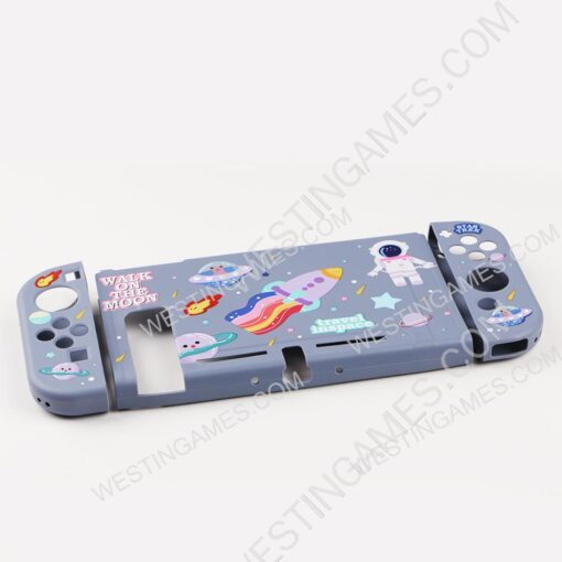 Soft TPU Grip Case and Ergonomic Shock-Absorption Cover for Switch Travel in space