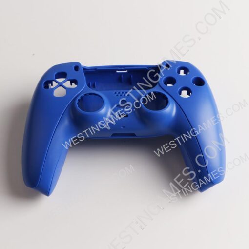 Replacement Top and Bottom Housing Shell Case for Playstation 5 PS5 Controller - Blue
