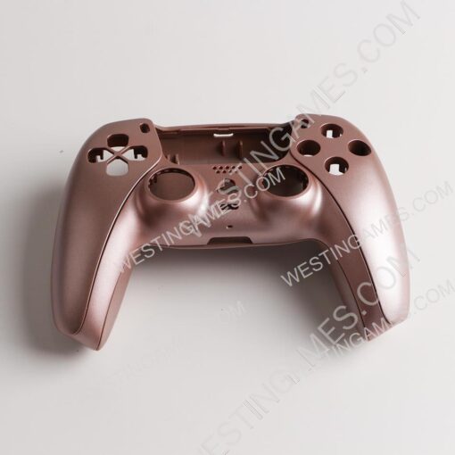 Replacement Top and Bottom Housing Shell Case for Playstation 5 PS5 Controller - Rose Gold