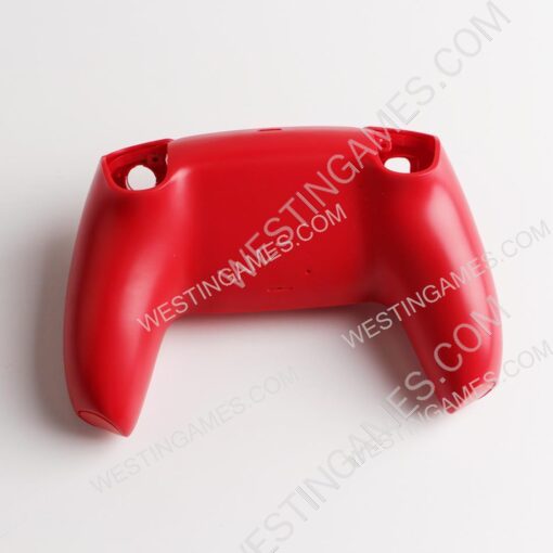 Replacement Top and Bottom Housing Shell Case for Playstation 5 PS5 Controller - Red - Image 2