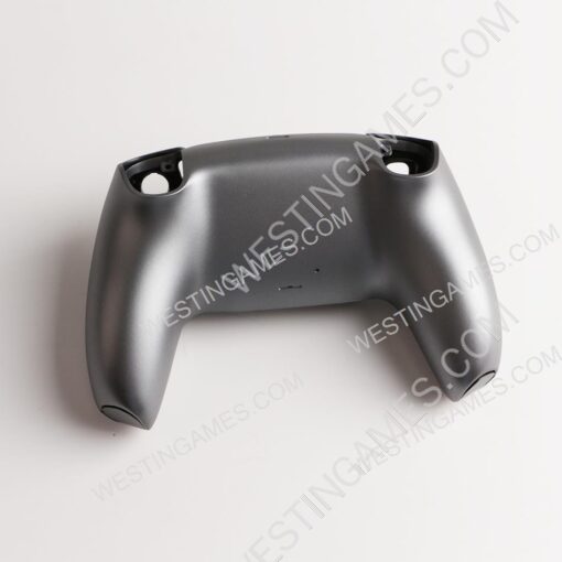 Replacement Top and Bottom Housing Shell Case for Playstation 5 PS5 Controller - Steel Black - Image 2