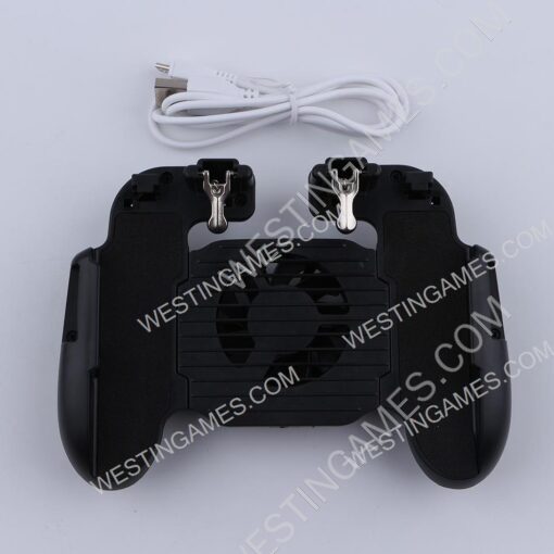 H5 3nd Mobile Gamepad Pubg Controller for Phone Grip with Joystick/Trigger L1R1 and Cooling Fan - Image 2