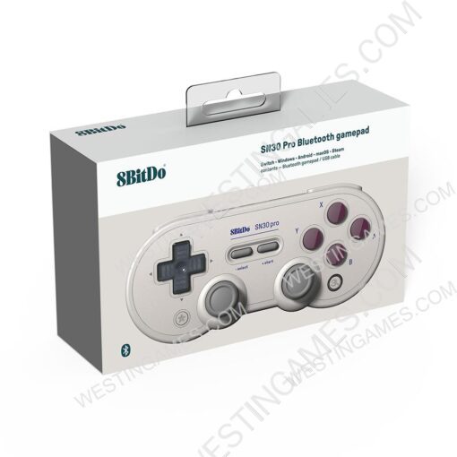 New 8bitdo SN30 Pro Bluetooth Wireless Gamepad Controller Red Button for Android IOS MacOS PC and Switch