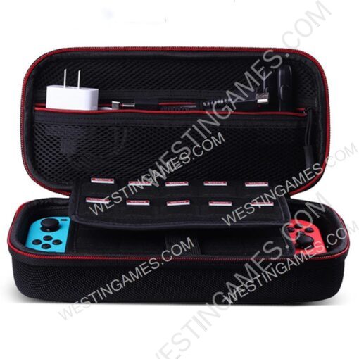 Fit Wall Charger 10 Game Card Holders Large Pouch Case for Switch Console and Accessories