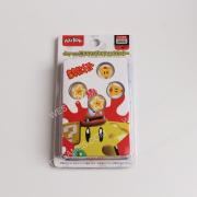 New 4in1 Mario Thumb Grips Analog Caps Silicone Rubber For NS Switch - Yellow Star