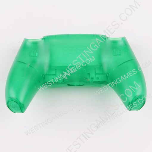 Replacement Top and Bottom Housing Shell Case for Playstation 5 PS5 Controller - Clear Green - Image 2