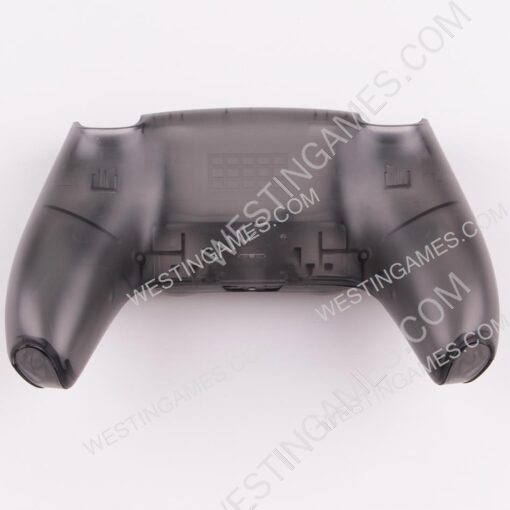 Replacement Top and Bottom Housing Shell Case for Playstation 5 PS5 Controller - Clear Black - Image 2