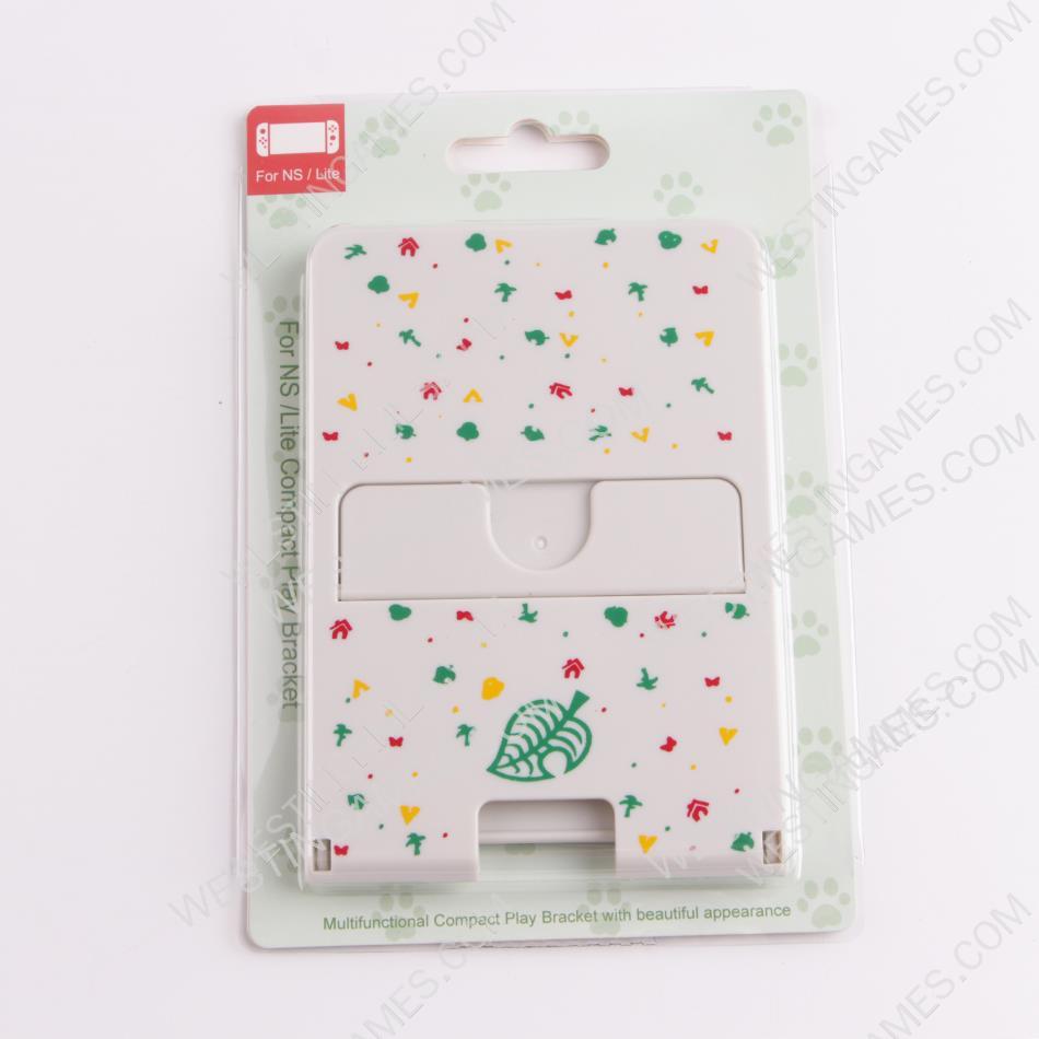 New Mini Foldable Stand Mount Holder Height Adjustable Play For Switch Console - White Animal Crossing