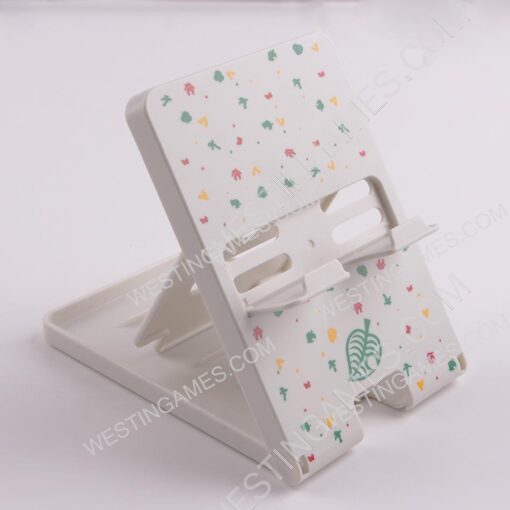 New Mini Foldable Stand Mount Holder Height Adjustable Play For Switch Console - White Animal Crossing - Image 3