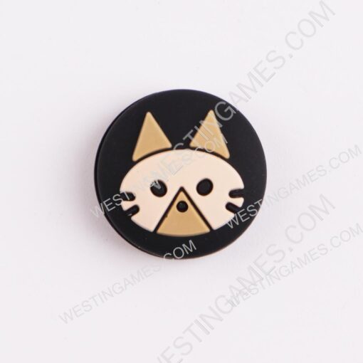 New Monster Hunter Thumb Grips Analog Caps Silicone Rubber For NS Switch Joy-con - Cat
