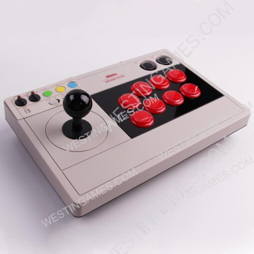 8Bitdo Arcade Stick Joystick Dynamic Button Ultimate Software Turbo Bluetooth & 2.4G and Wired Connectivity for Switch & Windows