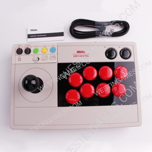 8Bitdo Arcade Stick Joystick Dynamic Button Ultimate Software Turbo Bluetooth & 2.4G and Wired Connectivity for Switch & Windows - Image 3