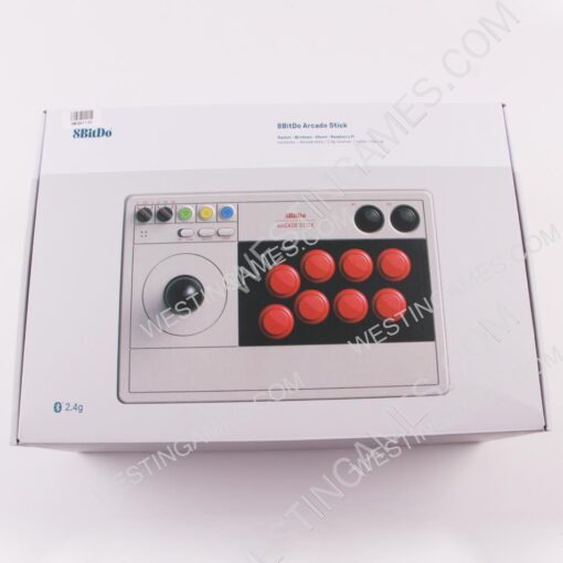 8Bitdo Arcade Stick Joystick Dynamic Button Ultimate Software Turbo Bluetooth & 2.4G and Wired Connectivity for Switch & Windows - Image 4