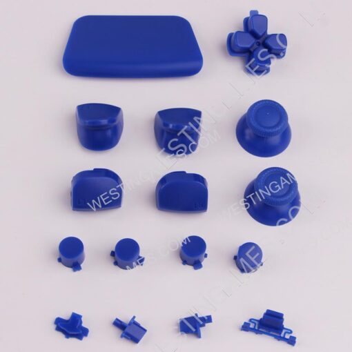 Complete Button Keys for PS5 Controller Accessories 16pc Set - Blue