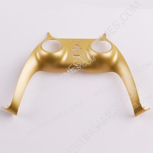 Decorative Strip Handle PC Shell Cover For PS5 Gamepad Controller - Golden