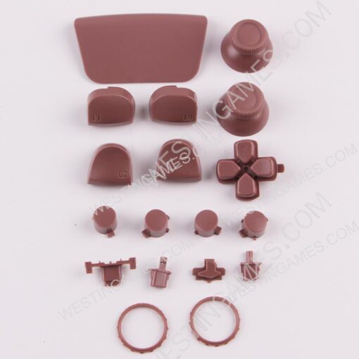 Complete Button Keys V1.0 for PS5 Controller Accessories 16pc Set - Rose Gold - Image 2