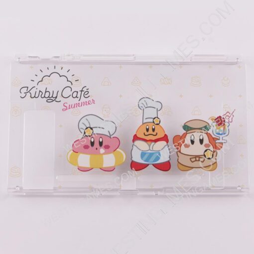 Soft Clear TPU+PC Grip Case and Ergonomic Shock-Absorption Cover for Switch Yellow Kirby - Image 3