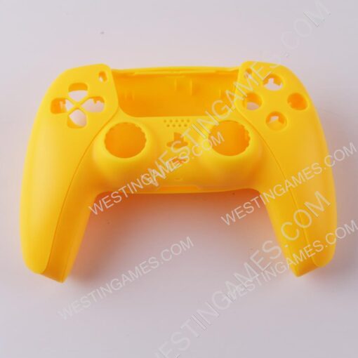 Replacement Top and Bottom Housing Shell Case for Playstation 5 PS5 Controller - Yellow
