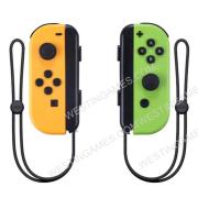 Wireless Bluetooth L/R Joycon Game Controller with Hand Wrist for NS Switch - Green and Yellow