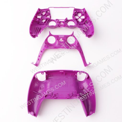 Replacement Complete Housing Shell Case with Button Kit for Playstation 5 PS5 Dualsence Controller - Purple - Image 2