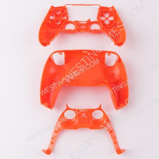 Replacement Complete Housing Shell Case with Button Kit for Playstation 5 PS5 Dualsence Controller - Orange - Image 2